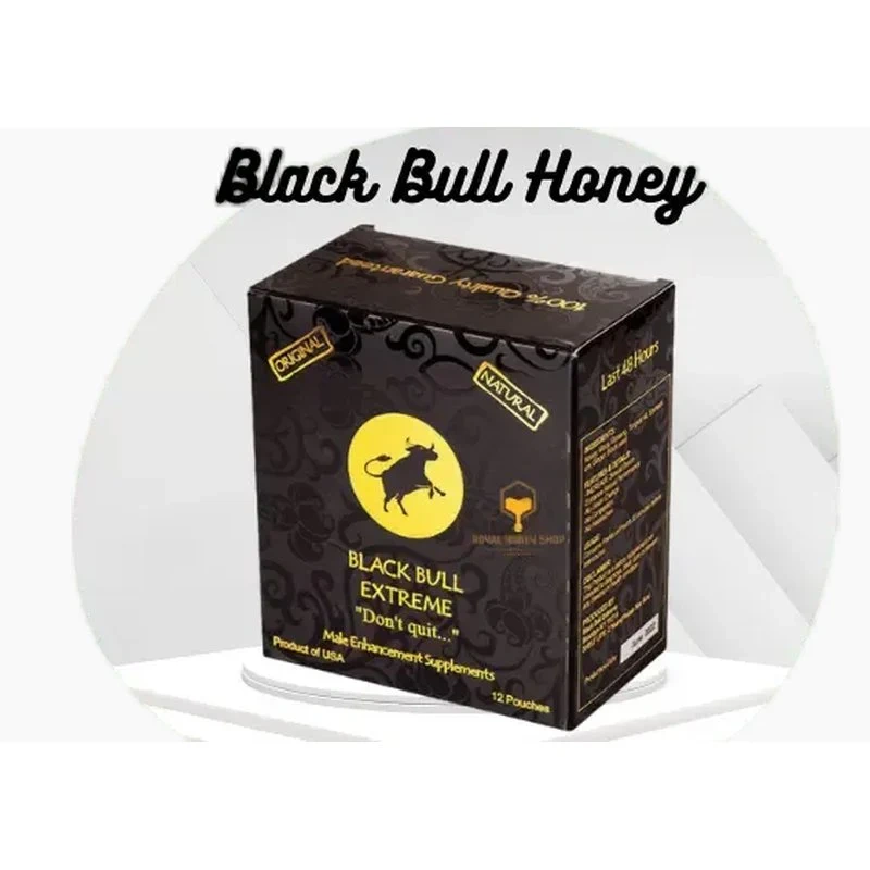 Suplement Sokongan Tenaga Lelaki-Black bull Extreme HONEY